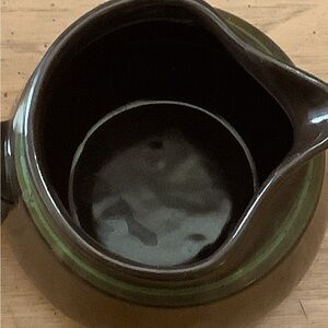 Franciscan Madeira Creamer/Pitcher Earthware Brown & Hunter Green